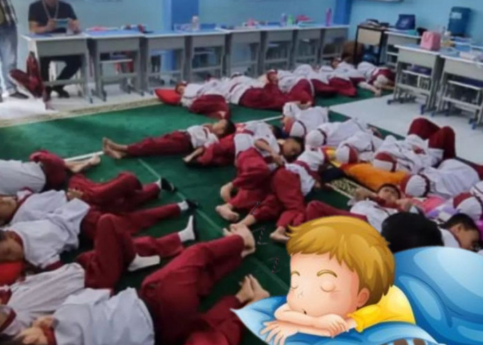Pertama di Indonesia, SD Muhammadiyah Sidoarjo Terapkan Pelajaran Tidur Siang 