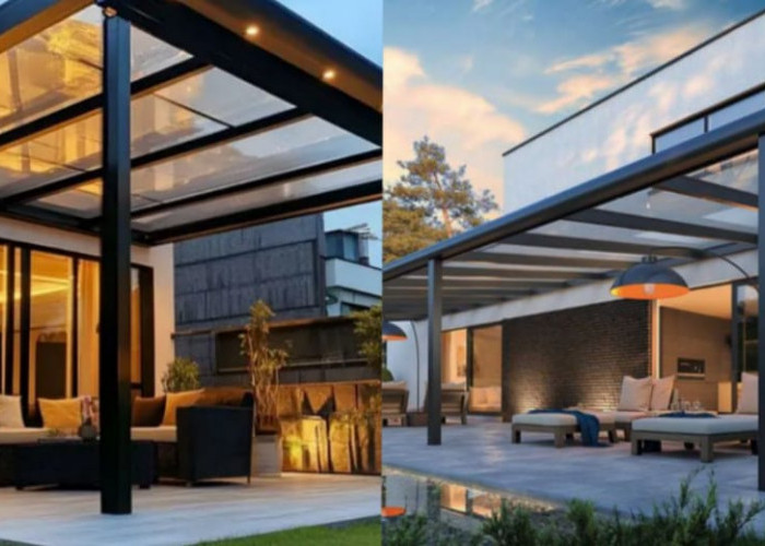 7 Inspirasi Kanopi Baja Ringan Minimalis Modern untuk Rumah Elegan