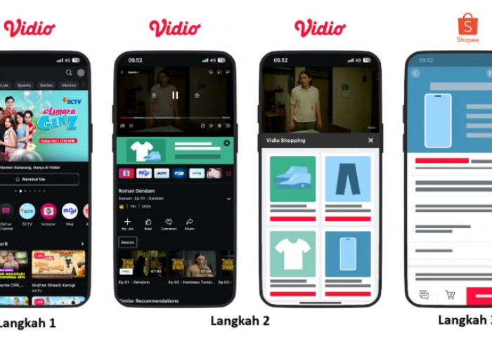 Kerjasama antara Shopee dan Vidio Tawarkan Kesempatan bagi Penonton untuk Berbelanja melalui Vidio Shopping