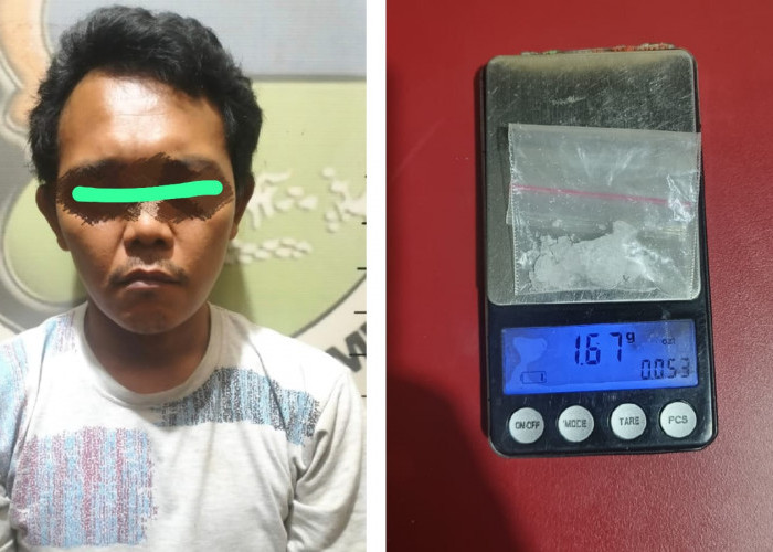 Gagal Buang Sabu Saat Digerebek, Pria di Prabumulih Langsung Diciduk Polisi