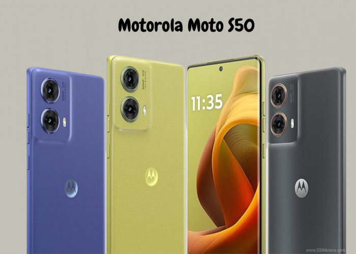 Smartphone Motorola Moto S50 Telah Rilis, Ini Spesifikasi dan Performa Memukaunya