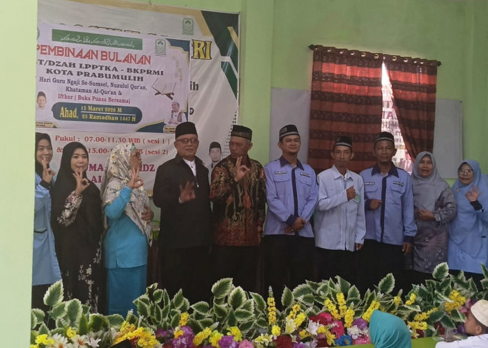 Munaqosyah TK TPA BKPRMI Prabumulih Resmi Dibuka, 250 Santri Siap Jalani Ujian