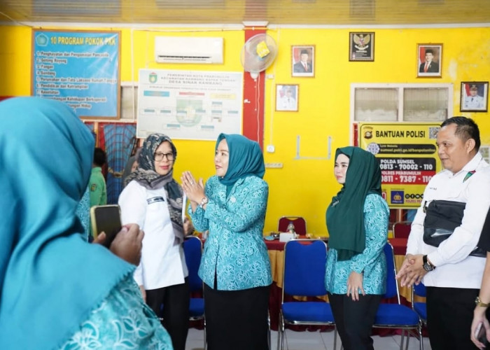 TP PKK Prabumulih Perkuat Peran Kader Lewat Pembinaan 10 Program Pokok PKK di Desa Sinar Rambang