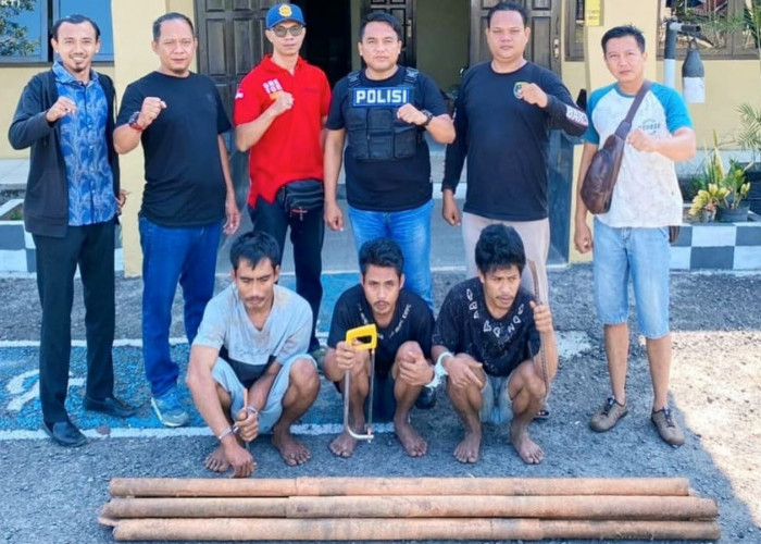 Pencurian Pipa Besi di Ogan Ilir Gagal, Tim Gabungan Amankan Tiga Pelaku