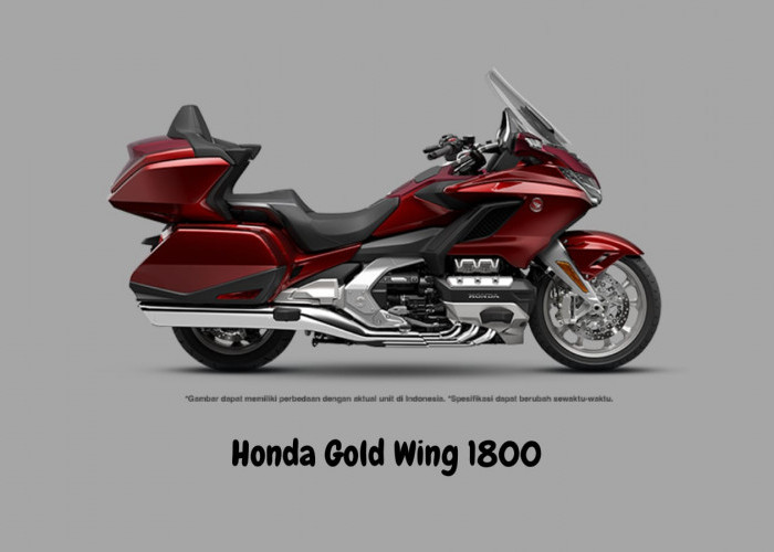 Cruiser Bike : Spesifikasi Honda Gold Wing 1800, Miliki Mesin Premium dengan Varian Warna Candy Ardent Red