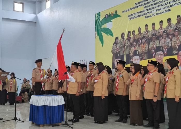 Wali Kota Prabumulih Resmi Jabat Ketua Mabicab Pramuka, OPD Diminta Perkuat Sinergi