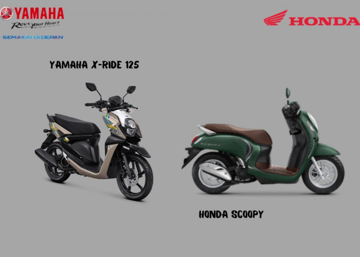 Pilih Mana? Ini Perbedaan Spek Yamaha X-Ride 125 dan Honda Scoopy