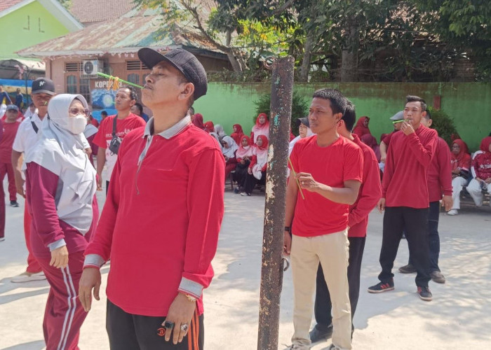Semarak HUT RI ke-81, Kemenag Prabumulih Gelar Senam dan Lomba Penuh Kekompakan