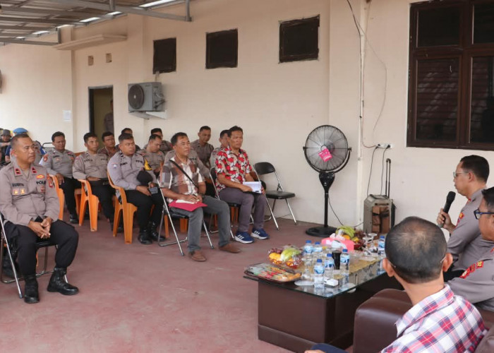 Kapolres Prabumulih Minta Polsek Prabumulih Timur Perkuat Deteksi Dini Gangguan Kamtibmas