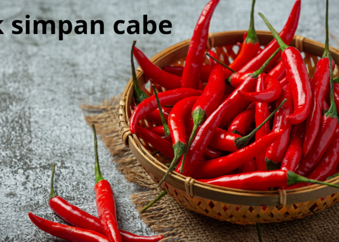 Trik Simpan Cabai agar Tahan Lebih Lama, Tak Cepat Busuk