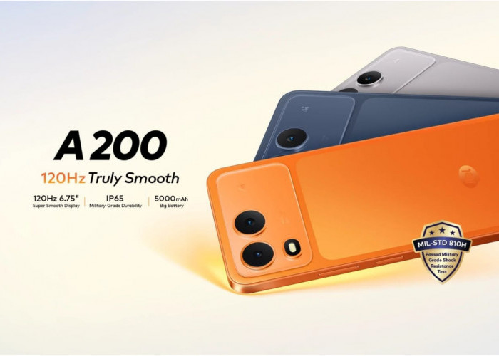 itel A200, HP Rp1 Jutaan dengan Layar 120Hz dan Baterai 5.000 mAh