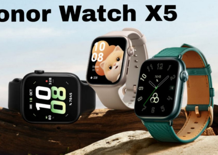 Honor Watch X5 Resmi Meluncur: Smartwatch AMOLED Rp1 Jutaan dengan Fitur Lengkap