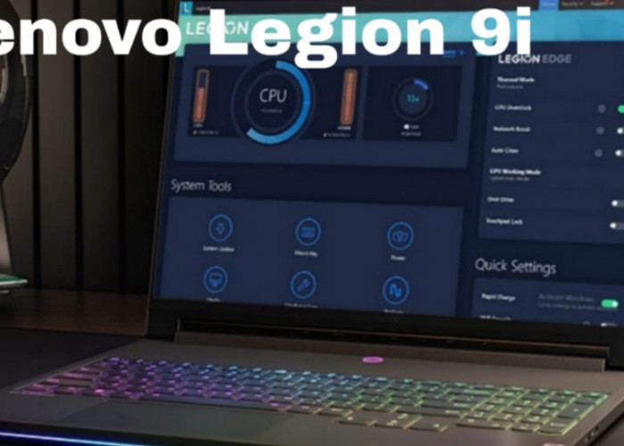 Lenovo Legion 9i, Laptop 3D OLED dengan Performa Setara Desktop