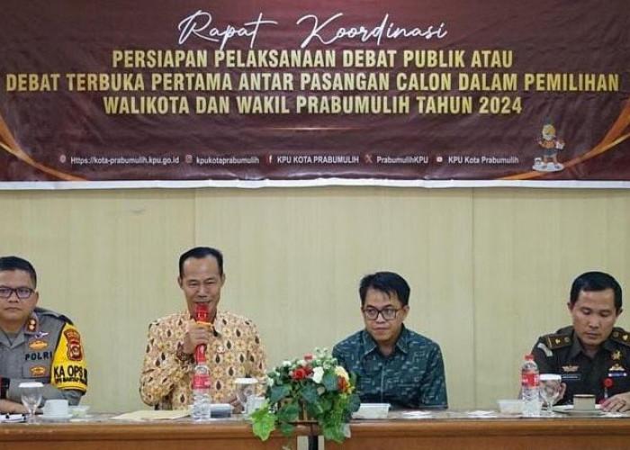 Pelaksanaan Debat Calon Walikota Prabumulih 2024 Diharapkan Berjalan Aman