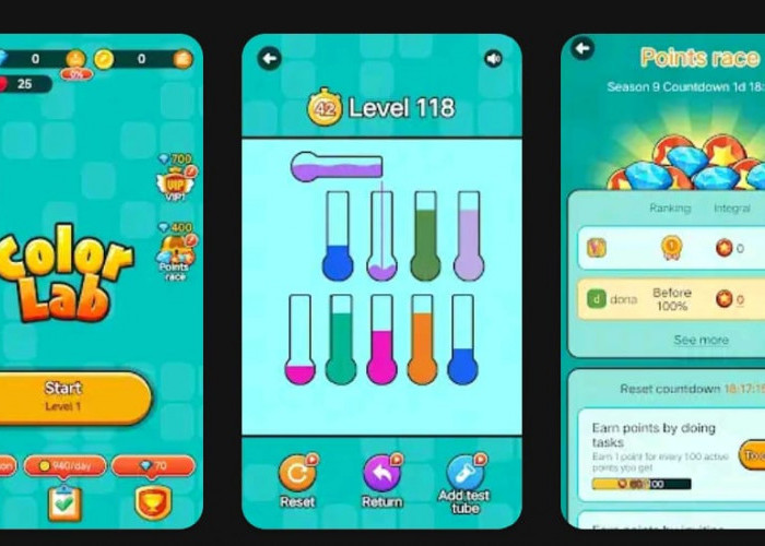 Cara Mudah Mendapatkan Uang dari Game Color Lab, Cukup Pakai Smartphone!