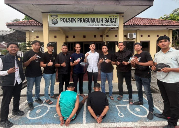 Polsek Prabumulih Barat Amankan Dua Pria, Sabu 6,46 Gram dan Ekstasi Disita