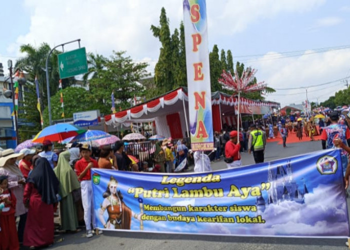 SMP Negeri 6 Prabumulih Tampilkan Legenda Putri Lambu Ayu 