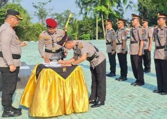 Polres OKU Rotasi Sejumlah Pejabat, Wakapolres hingga Kapolsek Berganti