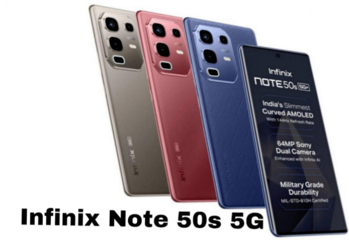 Infinix Note 50S 5G, Desain Premium, Performa Kencang di Kelas Menengah