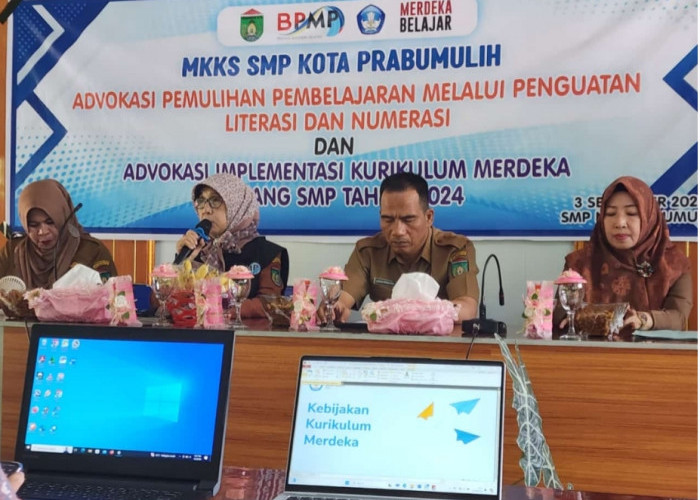 MKKS SMP Prabumulih Dorong Advokasi Pemulihan Pembelajaran Melalui Literasi dan Numerasi