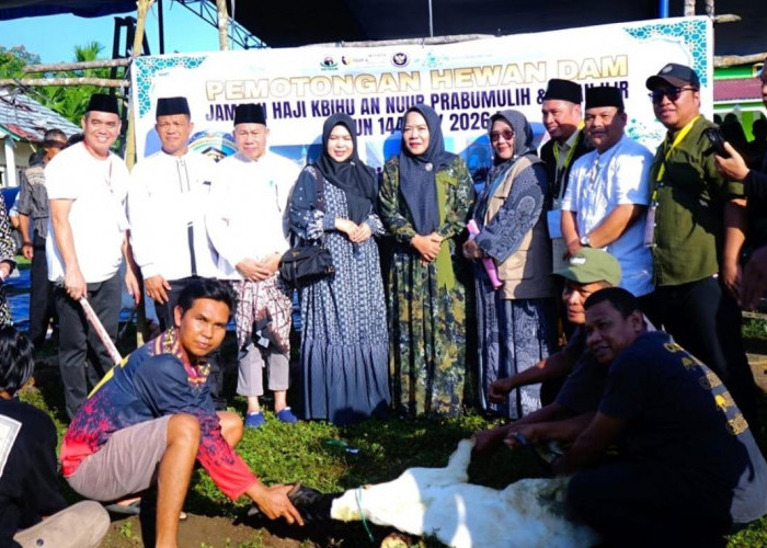 161 Jemaah Haji Tunaikan Dam di Prabumulih, 400 Paket Daging Dibagikan kepada Warga