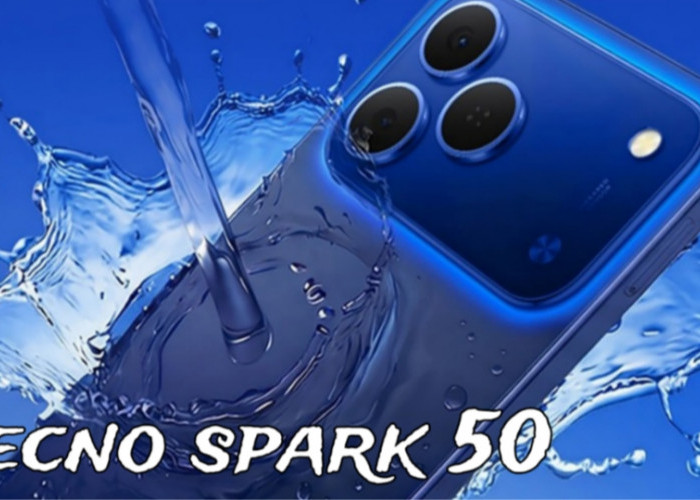 Tecno Spark 50 Resmi Hadir, Baterai 7.000 mAh Cuma Rp1 Jutaan