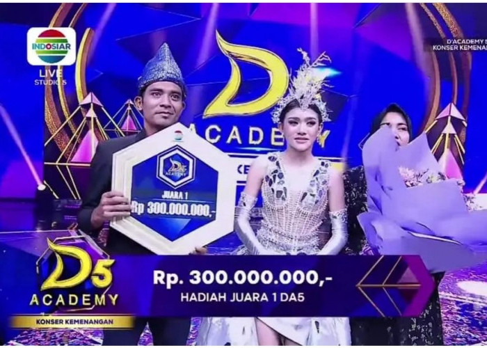 Juara 1 DA 5, Ini Hadiah yang Dibawa Pulang Sridevi Prabumulih 