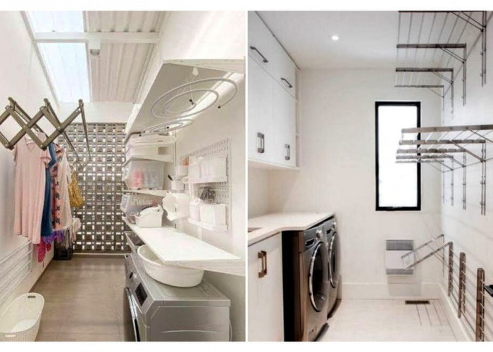 Desain Jemuran Minimalis Indoor Jadi Tren 2025, Solusi Praktis untuk Hunian Modern