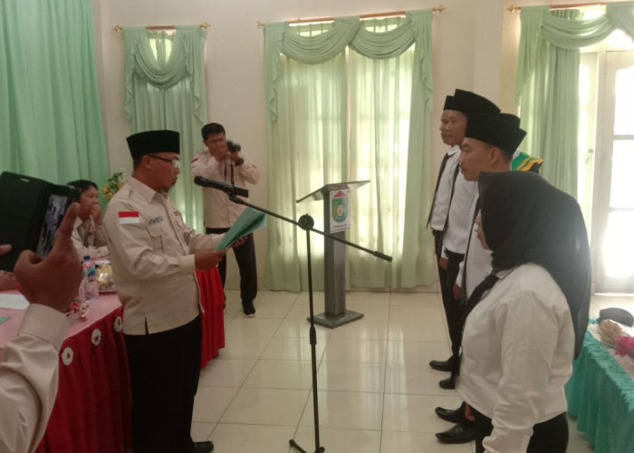 PKD Prabumulih Selatan Resmi Dilantik, Ketua Panwascam Tekankan Ini 