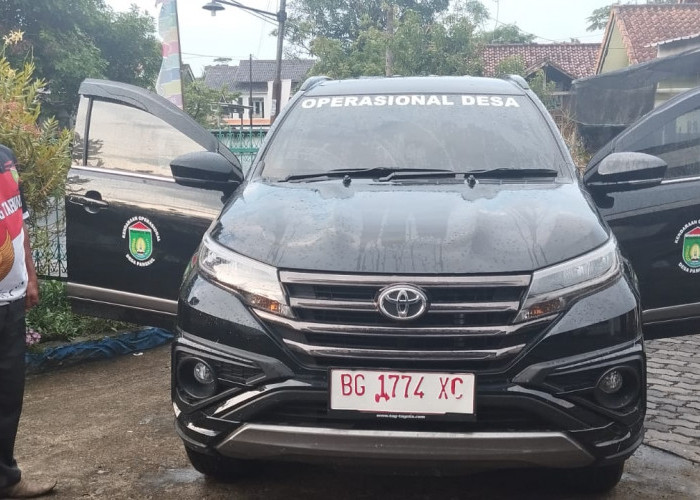 Mobil Operasional Desa di Kota Prabumulih Dipasang Stiker, Warga Silahkan Pinjam!