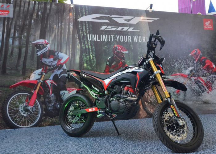 Fitur Keamanan Honda CRF150L 2026, Rem Cakram dengan Suspensi Panjang dan Ban Trail