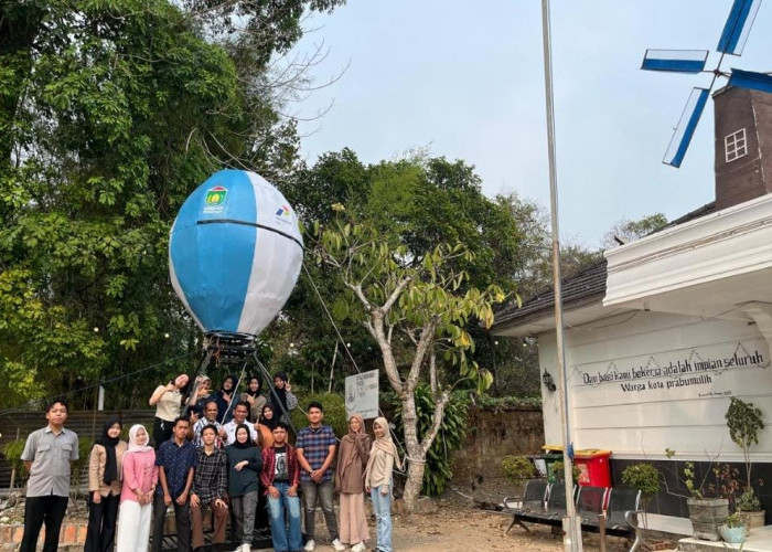 Balon Udara Hiasi Kantor Disnaker Prabumulih, Ternyata Hasil Karya Peserta Pelatihan
