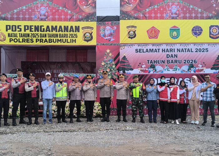 Kapolres Prabumulih Pastikan Libur Natal dan Tahun Baru 2025 Aman Lewat Operasi Lilin Musi
