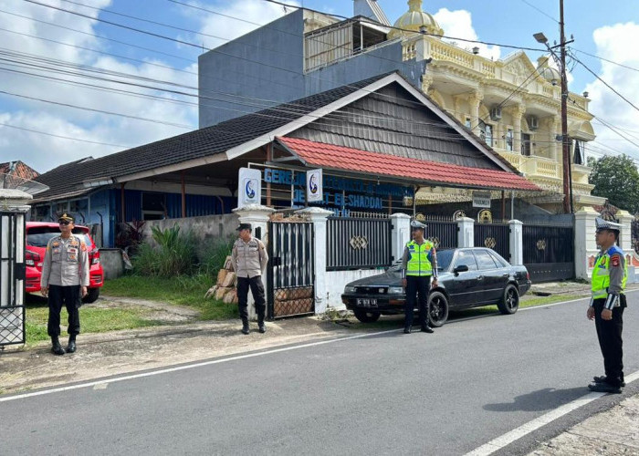 145 Personel Amankan Jumat Agung 2026 di Prabumulih, Ibadah Berjalan Kondusif