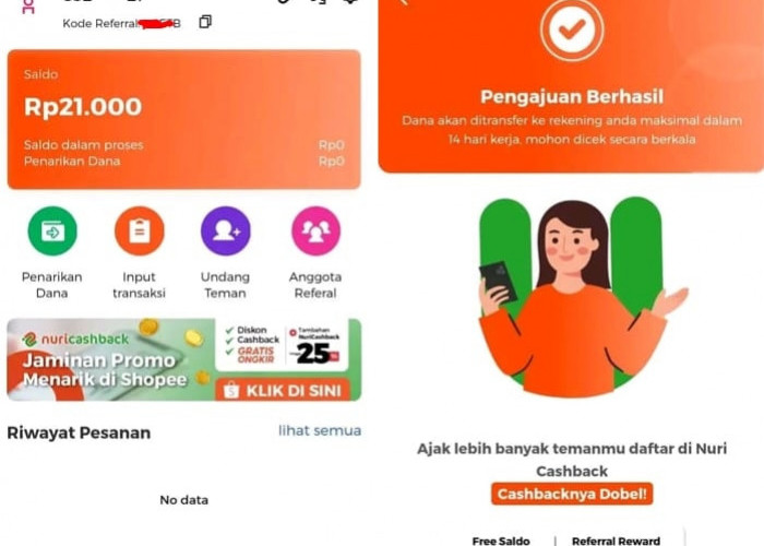 ﻿WOW! Hanya dengan Aplikasi Bisa Dapat Saldo DANA Gratis Tiap Hari, Buktikan Sekarang