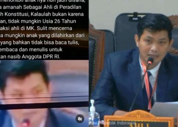 Orang Tua Kurnia Saleh Ahli Termuda MK Asal Prabumulih, Nonton Sidang PHPU Pakai TV Rusak
