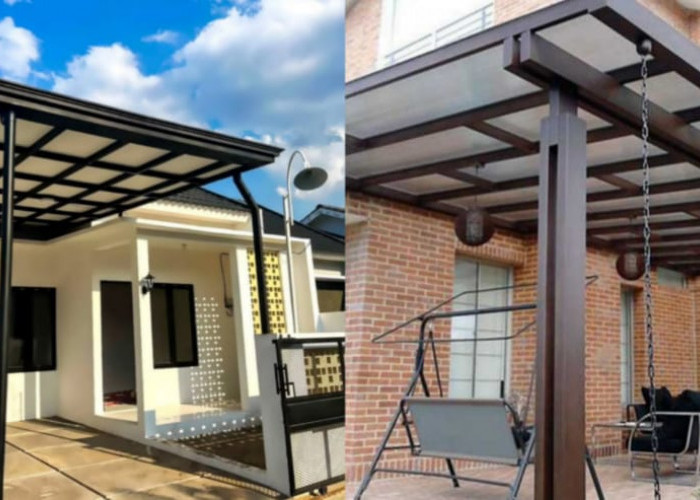 Tak Lagi Polos! Ini 5 Desain Tiang Kanopi Baja Ringan Paling Menarik