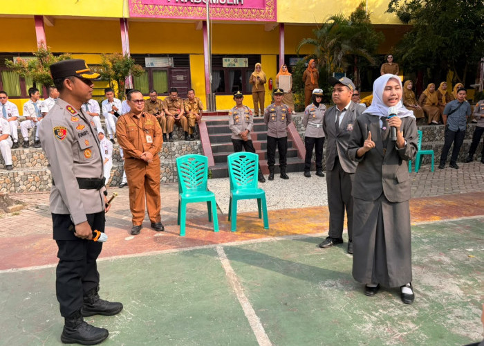 Police Go To School, Kapolres Prabumulih Ingatkan Pelajar Jauhi Narkoba dan Bullying