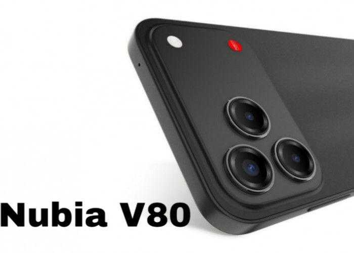 Nubia V80 Design, HP Murah Rasa Premium Mirip iPhone 17 Pro
