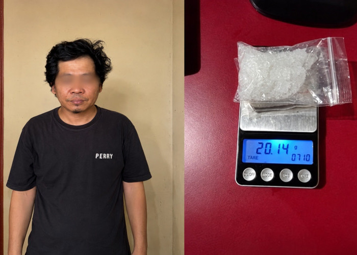 Satresnarkoba Polres Prabumulih Bongkar Peredaran Sabu, Pria 38 Tahun Diamankan