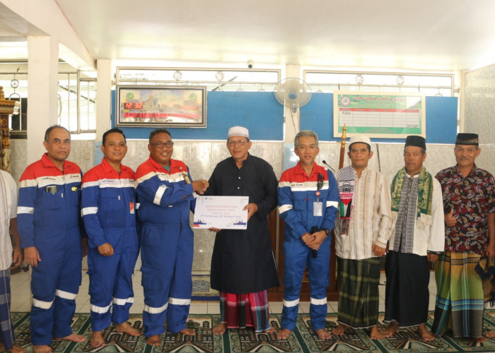 Pertamina EP Ramba Field Berikan Dukungan Pembangunan Masjid Nurul Huda