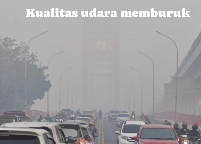 Udara Sumsel Memburuk! Palembang, OI dan PALI Masuk Kategori Sangat Tidak Sehat