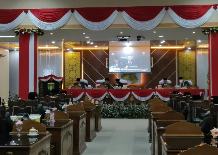 DPRD Prabumulih Gelar Paripurna Istimewa Mendengarkan Pidato Presiden