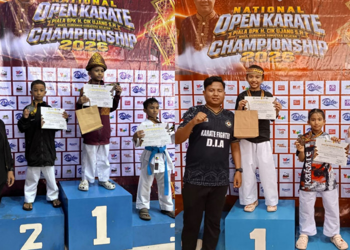 Karateka Muda Prabumulih Unjuk Gigi, Dojo Prabujaya Raih 5 Medali di Kejurnas