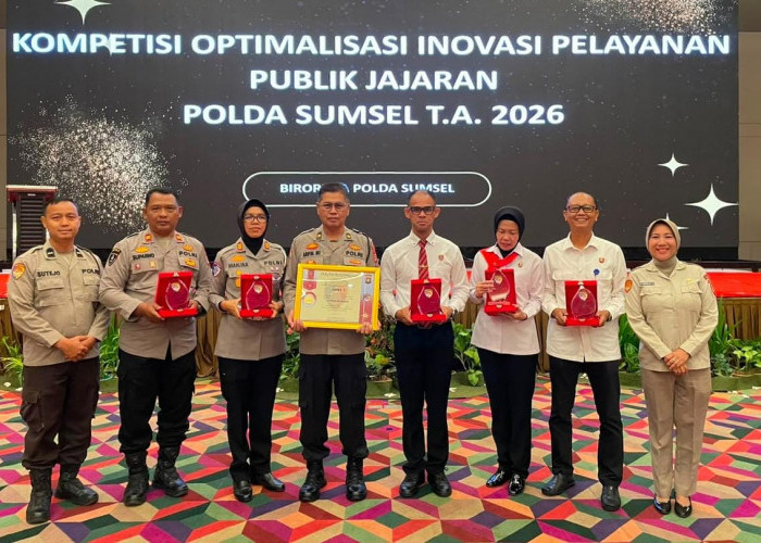 Polres Prabumulih Sabet 5 Penghargaan Inovasi Pelayanan Publik di Rakernis Polda Sumsel 2026