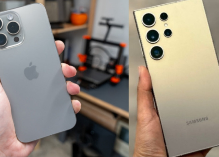 iPhone 15 Pro Max vs Samsung Galaxy S24 Ultra, Duel Kamera Flagship Terbaik 2025