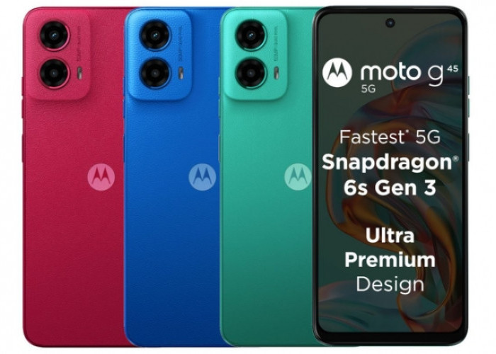 Motorola Meluncurkan Moto G45 di Indonesia, Ponsel 5G dengan Baterai 5.000 mAh