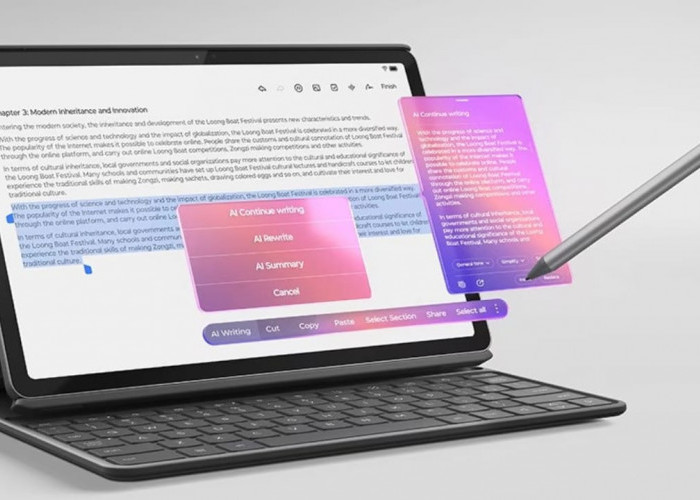 Lenovo Idea Tab Plus Resmi Meluncur di Indonesia, Bawa Layar 2.5K dan Baterai 10.200 mAh