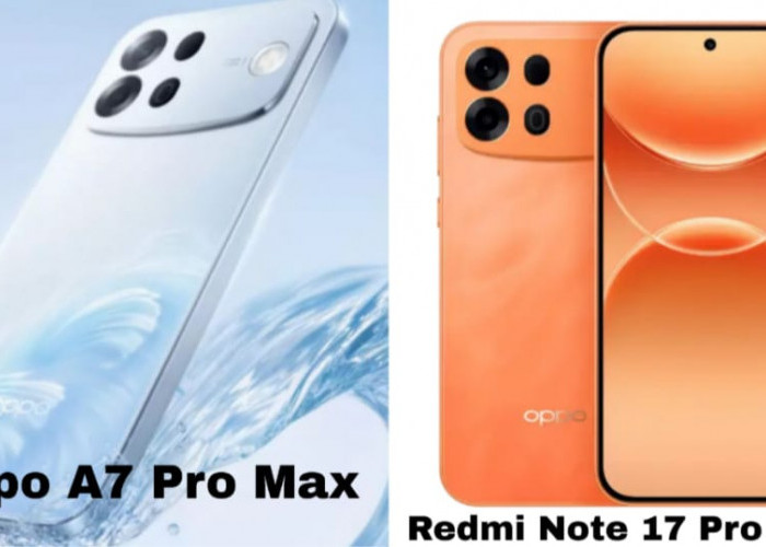 Oppo A7 Pro Max vs Redmi Note 17 Pro Max, Duel Smartphone Kelas Menengah dengan Spek Gahar