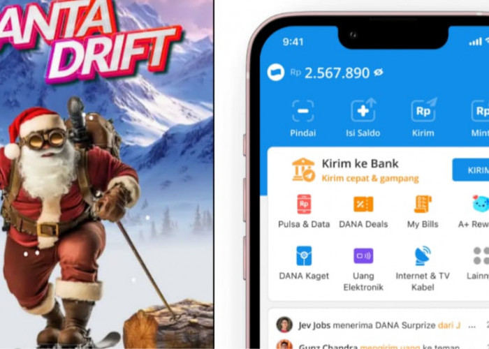 Main Santa Drift Bisa Cairkan Saldo DANA Rp225.000, Begini Caranya